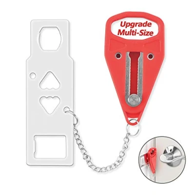 Image of Portable Door Lock, Hotel Lock Travel Safety, for Rooms, Travelling, Safe