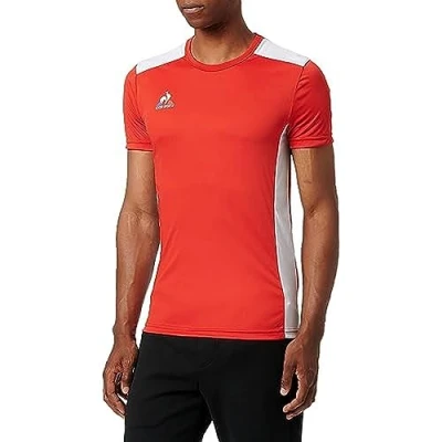 Image of Le Coq Sportif Men&#039;s N12 Ss Match Jersey, pur Rouge, XL