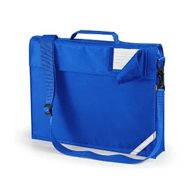 Image of Quadra junior book bag with strap in royal