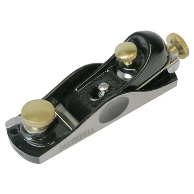 Image of Faithfull No.60 1/2 Block Plane in a Wooden Box FAIPLANE6012