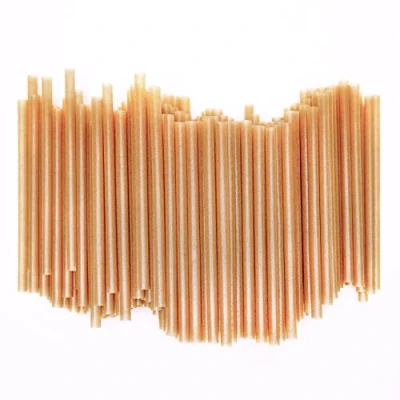 Image of SHAUMN 5&#039;&#039; Biodegradable Coffee Straws 200 pcs Compostable Cocktail Stirrers Straw Made from 100 Percent Sugarcane Fiber A Eco Friendly Sturdy Drinking for Hot and Cold Drinks Not Foggy, Brown