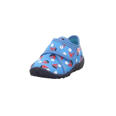 Image of Superfit Boy&#039;s Spotty Mule, Blue Multicoloured 8150, 2.5 UK Child