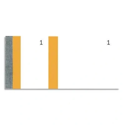 Image of Exacompta Ref 96306E Sellers Blocks 66 x 135mm in Size, 100 Sheets, Double Numbered 1 100, Detachable Micro Perforations Orange Stripe (Pack of 10)