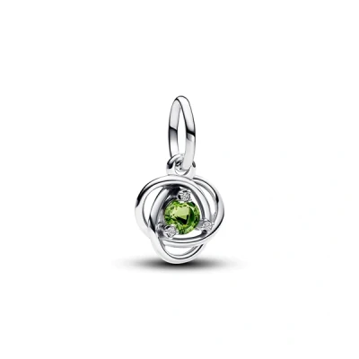 Image of Pandora August Birthstone Eternity Circle Dangle Charm