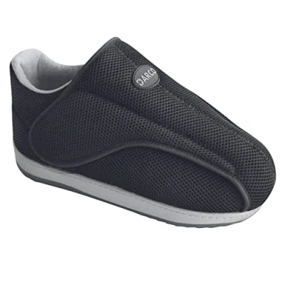 Image of Darco AllRound All in One Healing Shoe NHS Supplied Protective Medical for Ultimate Comfort #1 Post Op Recovery, Wound Care &amp; Arthritis Left or Right Foot Unisex Black L