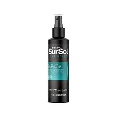 Image of SurSol Pro Sport Hand Sanitiser 250ml, Clear,FAM0423
