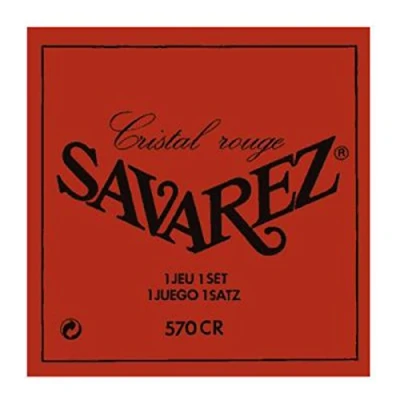 Image of Savarez Classical Guitars Strings Alliance Cristal 570CR Set Standard Tension red