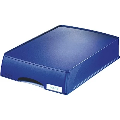 Image of Leitz A4 Letter Tray Drawer Unit, Blue, Plus Range, 52100035