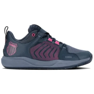 Image of K Swiss Women&#039;s Ultrashot Team Tennis Shoe, Orion Blue Infinity Carmine Rose, 4 UK