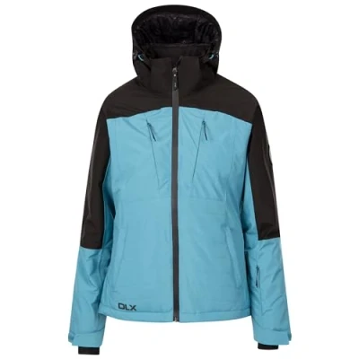 Image of DLX Womens Ski Jacket Slim Fit With Down Filling and Zip Off Hood Emilia
