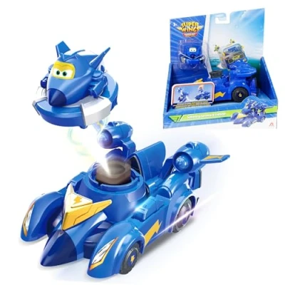 Image of AlphaToys EU770330 Spinning Jerome &amp; Vehicle, Blue