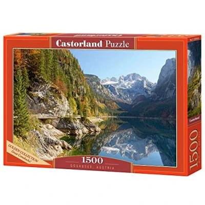 Image of Castorland 1500 Piece Jigsaw Puzzle, Gosausee, Austria, Idyllic Mountain View, Adult C 152018 2