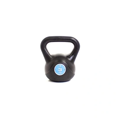 Image of BODYPOWER 3kg Vinyl Kettlebell