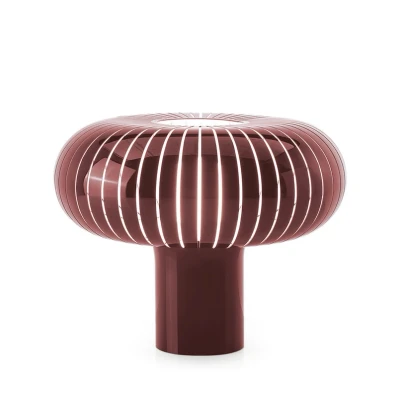 Image of Kartell Teresa Table Lamp Burgundy