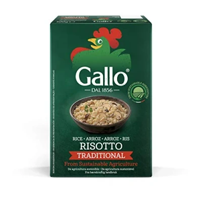 Image of Riso Gallo Vegan Risotto Traditional, 500 g (Pack of 1)