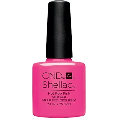 Image of CND Shellac, Hot pop pink