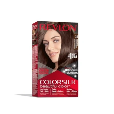 Image of Revlon Colorsilk Beautiful Color, Dark Soft Brown, 1 Count