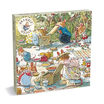 Image of Museums &amp; Galleries Brambly Hedge Picnic Time 8 Square Notecards Wallet