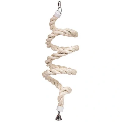 Image of Northern Parrots Parrot Boing Sisal Spiral Bouncing Perch Large