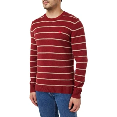 Image of Levi&#039;s Men&#039;s Original Housemark Sweater Sweatshirt, Bookish Sundried Tomato, XS