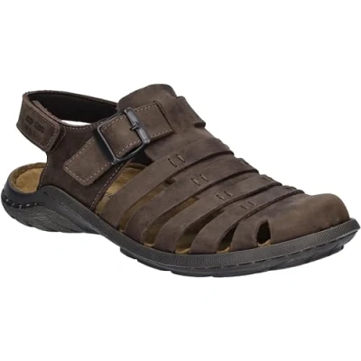 Image of Josef Seibel Logan 70 Mens Sandals 9.5 Mocca Waxy