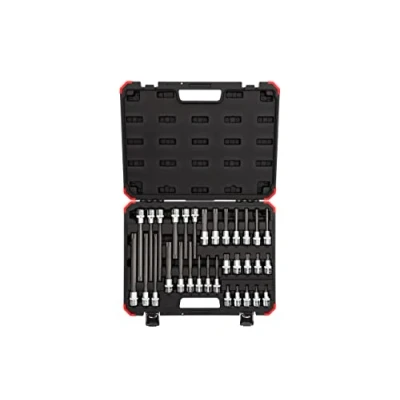 Image of GEDORE red bit set, Screwdriver socket set for Torx screws, bits, Tool, R68003032