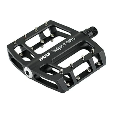 Image of NC 17 Parent Title, Unisex, Sudpin II S Pro CNC Plattform Pedale/Fahrrad Pedale MTB/Mountainbike Pedal/BMX Pedal / 12mm Bushing und Kugellager/Cr Mo Achse/Farbe Rot, red, One Size