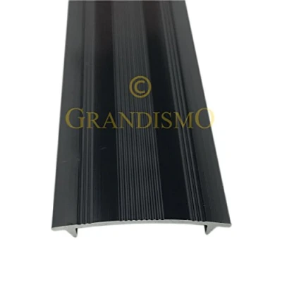 Image of Grandismo® 36mm Cover Strip/Trim Metal Doorbar Threshold Carpet to (Black)