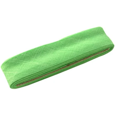 Image of Inastri Cotton Bias Binding 25/5/5mm Colour Apple Green 89 3m, 100%, 13 x 11 2 cm