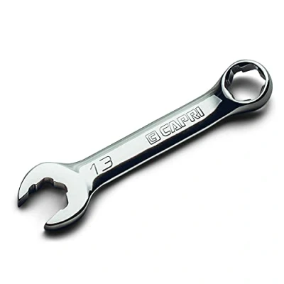 Image of Capri Tools 13 mm WaveDrive Pro Stubby Combination Wrench for Regular and Rounded Bolts