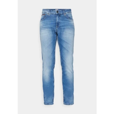 Image of Tommy Jeans Men&#039;s Scanton Slim Wlbs Dm0dm09554 Denim Pants, Wilson Light Blue Stretch, 29W / 34L