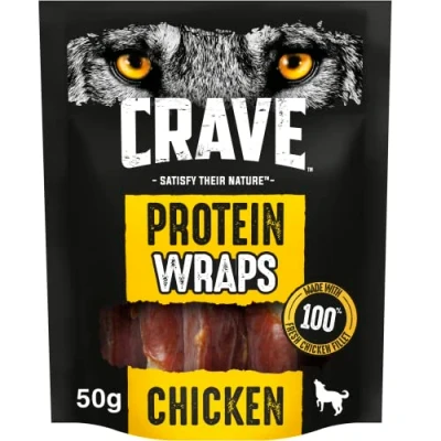 Image of Crave Wrap Adult Dog Treat with Chicken