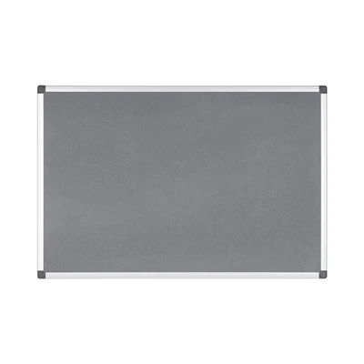 Image of Bi Office Maya Notice Board Grey Felt
