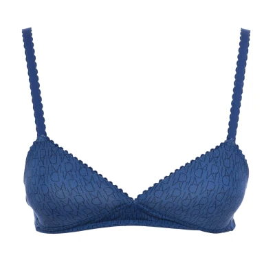 Image of Dim Girls&#039; Microfiber Top Comfort Bra D0A3O Blue Size 30B
