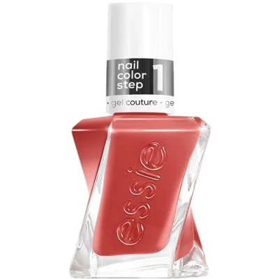 Image of Essie Couture Fashion Freedom Nail Polish No. 549, Woven at Heart Long Lasting in Red, 13.5 ml