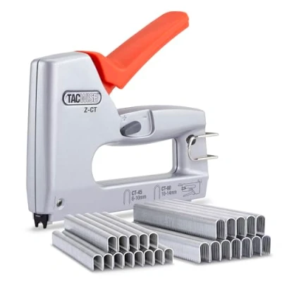 Image of Tacwise 1763 Z CT Heavy Duty Duo Metal Cable Tacker with 4000 Staples, Uses 45 and 60 Staples