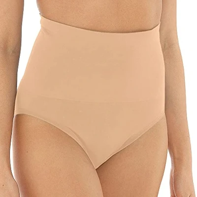 Image of Undercover Ladies Control Briefs BR734 Nude 8 10 (Small)