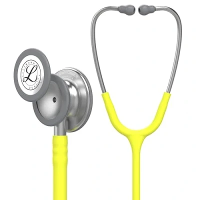 Image of 3M Littmann Classic III Monitoring Stethoscope, Lemon Lime Tube, 69 cm, 5839