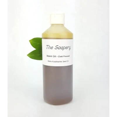 Image of Neem Oil 500ml Cold Pressed, Virgin, Unrefined 100% Natural