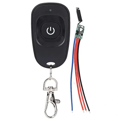 Image of Mini Remote Relay, DC3.5V DC12V Relay Control Switch 433MHz 3A Learning Wireless RF Transmitter Receiver for LED Light DIY Toys