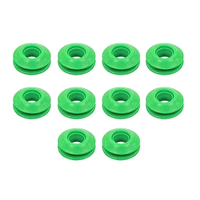 Image of 10 x Green Plastic Snap Eyelets Grommets Self Sealing Groundsheet Tarpaulin Awning Cover