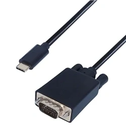 Image of Connekt Gear USB C to VGA Connector Cable 2m