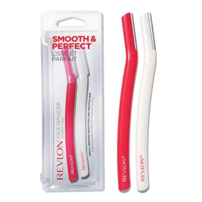 Image of Revlon Face Defuzzers Hair Removal Tool, Multipurpose Facial Razor (Pack of 2)