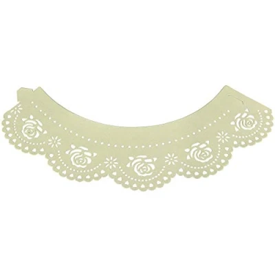 Image of PME Ivory Rose Cupcake Wrappers, Pack of 12