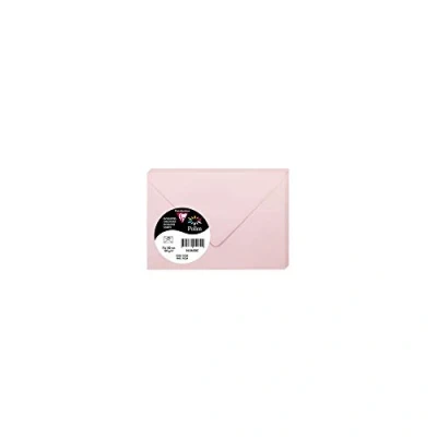 Image of Clairefontaine Ref 5650C Pollen Envelopes (Pack of 20) 75 x 100mm Sized, 120gsm Paper, Gummed Seal, Inkjet &amp; Laser Printer Compatible, Acid Free Pink
