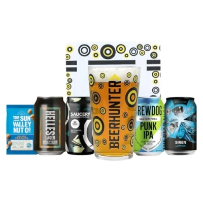Image of Beer Hunter Gluten Free British Craft Gift Set (4 x 330ml Cans) Nene Valley, First Chop, Magic Rock, Kirkstall