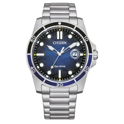 Image of Citizen Men Analogue Japanese Quartz Watch with Stainless Steel Strap AW1810 85L