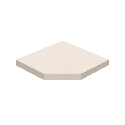 Image of NIGMA® Floating Shelf, Wall Shelf for Photos, Decorations Living Room, Kitchen, Hallway, Bedroom, Bathroom (Hexagonal Corner, Cream)