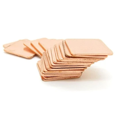 Image of JIUWU GYA046 IC Chipset GPU CPU Thermal Heatsink Copper Pad Shim Size 20 x 1.2mm Pack of