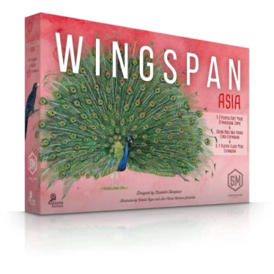 Image of Stonemaier Games, Wingspan: Asia (Standalone Expansion), Board Game, Ages 14+, 1 7 Players, 40 70 Minutes Playing Time, Multicolor